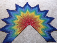 ravelry The Yarner Crocheted Star Shawl
